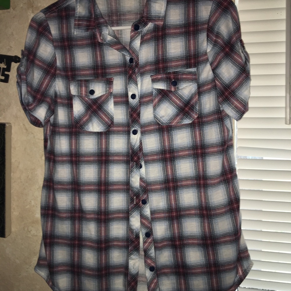 Plad collard flannel